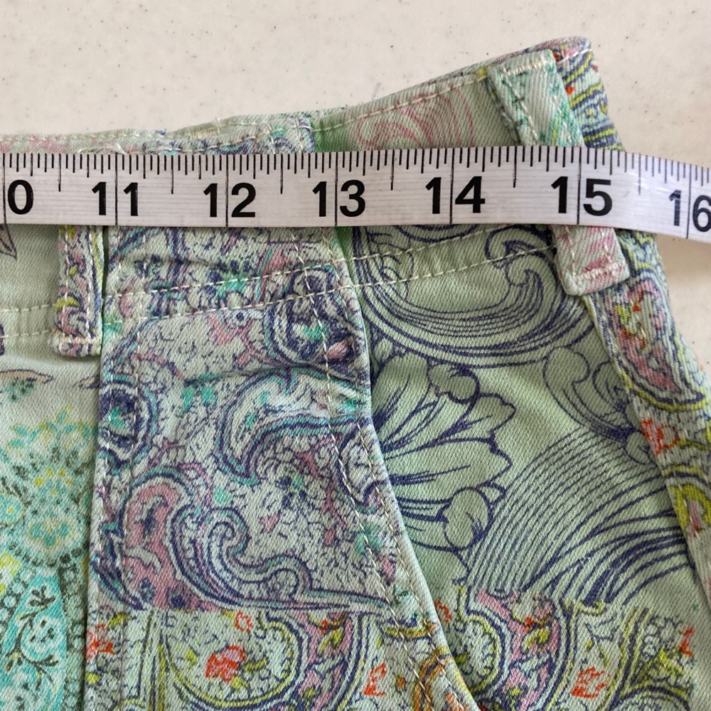 Pilcro Denim Multicolor Paisley Mini Skirt - Picture 7 of 8